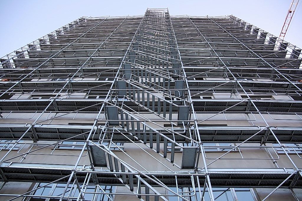 Flanşlı Dış Cephe İskele Sistemleri Nedir