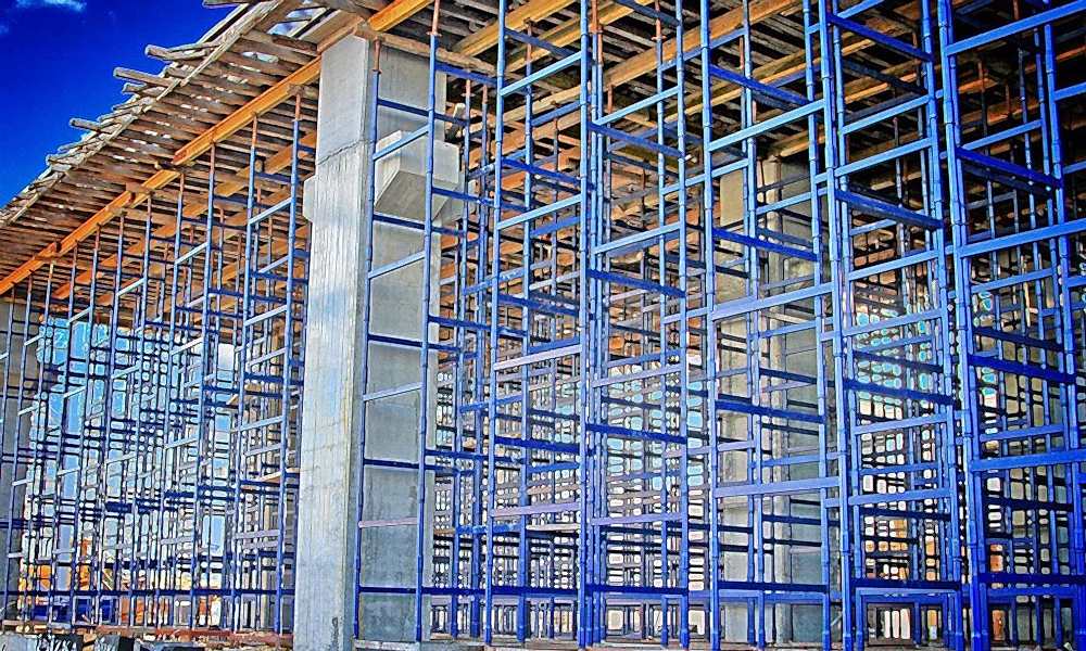 H Tipi Dış Cephe İskelesi