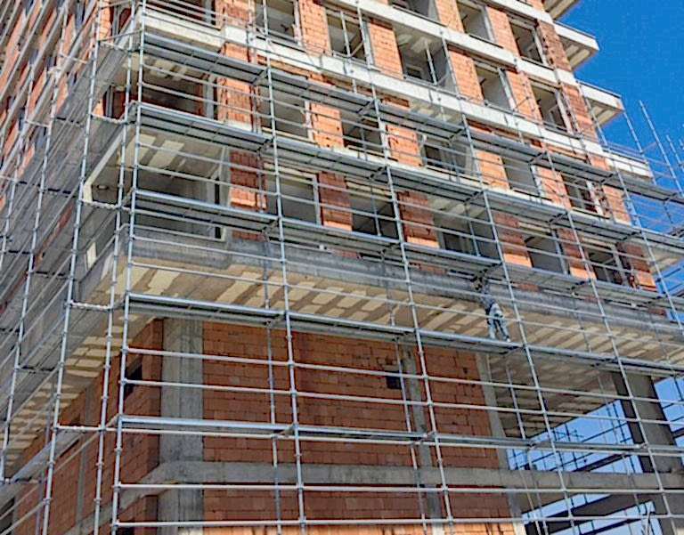 İstanbul Dış Cephe Güvenlikli Kiralık İskele